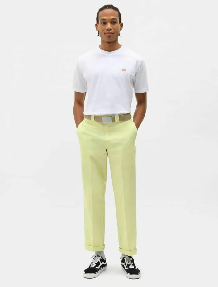 Men Trousers Dickies 874 Original Fit Work Pant Mellow Green