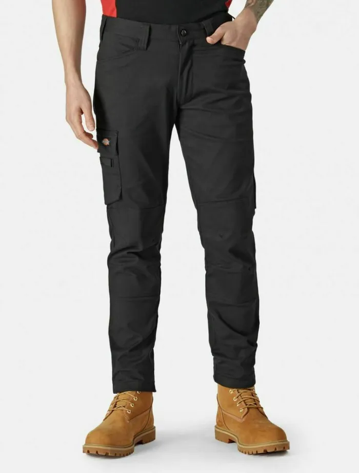Men Trousers Dickies Lead In Flex Trousers Black