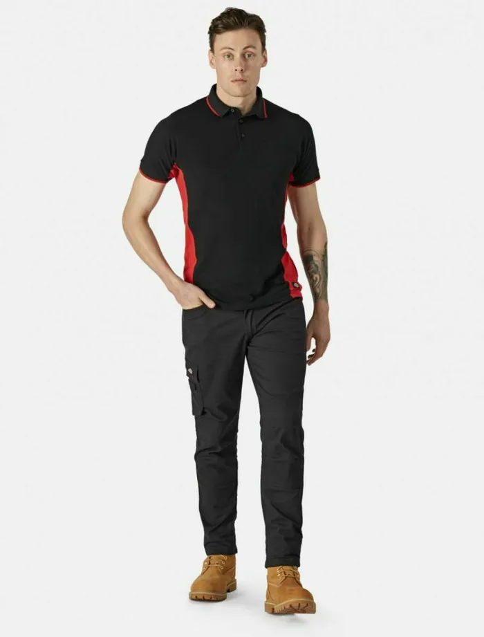 Men Trousers Dickies Lead In Flex Trousers Black