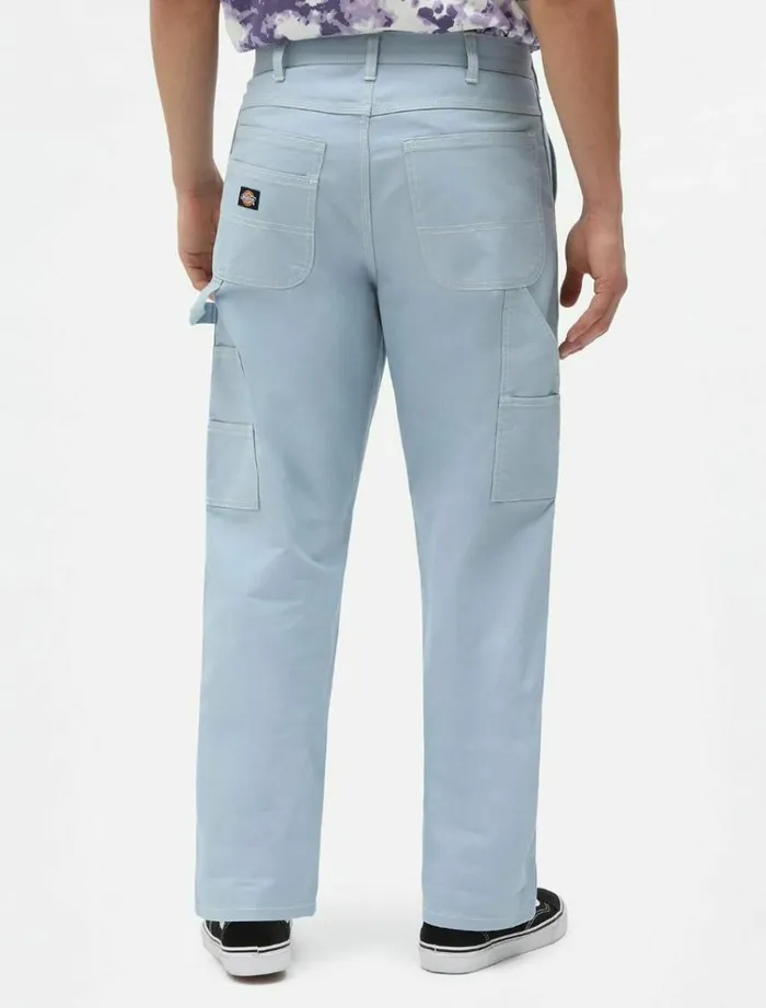 Men Trousers Dickies Wolverton Pant Fog Blue
