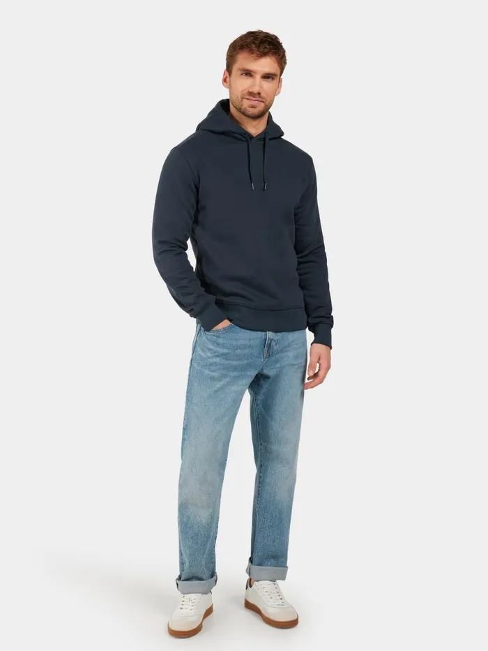 Men Ven Hoodie Navy Didriksons Hoodies and Sweatshirts
