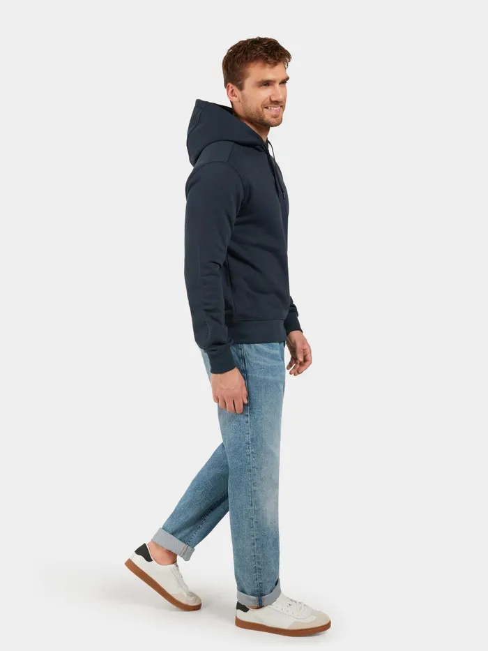 Men Ven Hoodie Navy Didriksons Hoodies and Sweatshirts