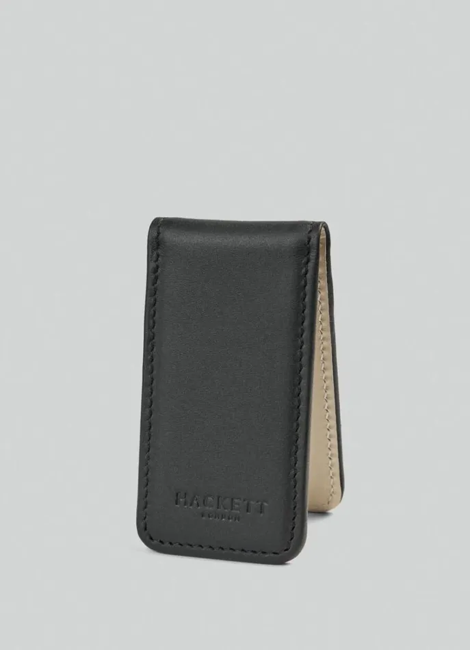 Men Wallets and Cardholders Hackett London TwoTone Magnetic Clip Case Bluewhite