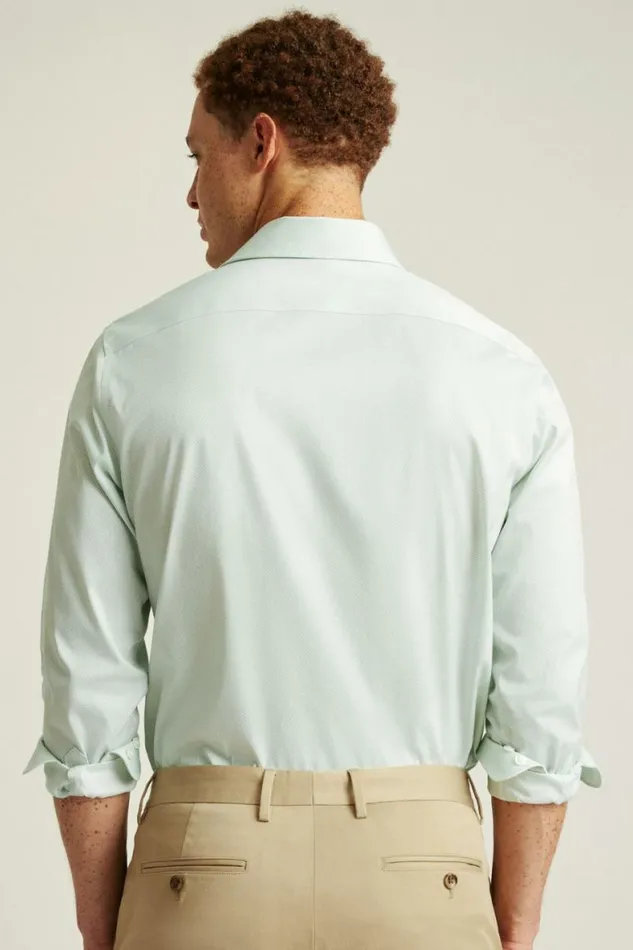 Men Weekday Warrior Dress Shirt Green Micro Geo Bonobos Business Casual Shirts
