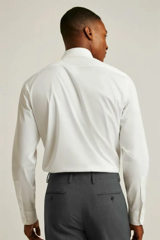Men Weekday Warrior Dress Shirt Solid White Bonobos Business Casual Shirts