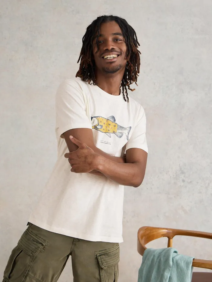 Men White Stuff Clothing Out Of Offish Graphic Tee