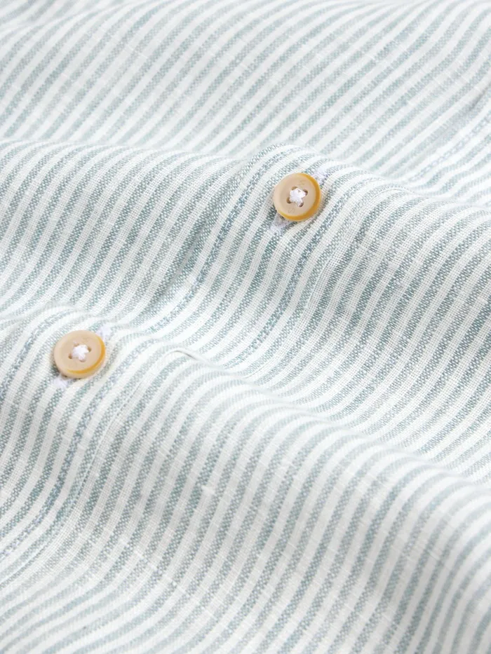 Men White Stuff Clothing Pembroke LS Linen Stripe Shirt Men White Stuff Clothing Pembroke LS Linen Stripe Shirt