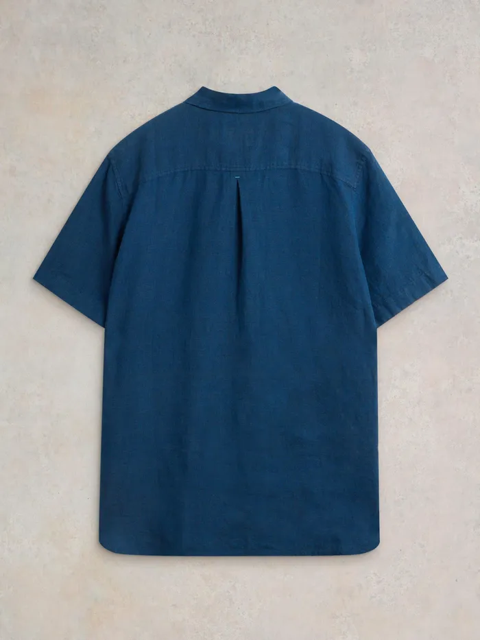 Men White Stuff Clothing Pembroke SS Linen Shirt Men White Stuff Clothing Pembroke SS Linen Shirt