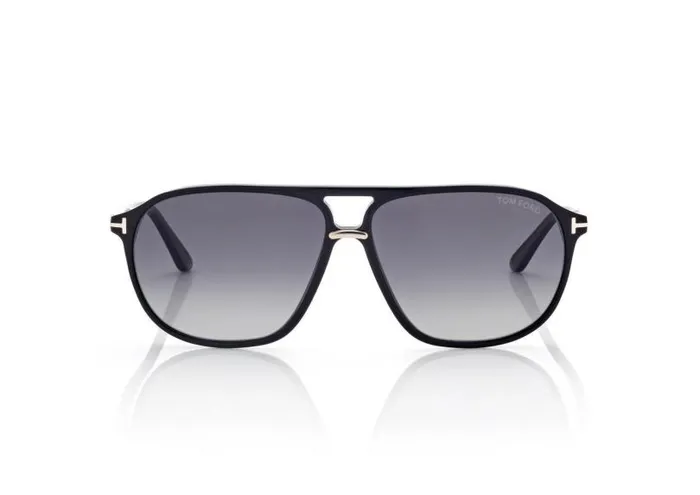 MenWomen SUNGLASSES Tom Ford Polarized Bruce Sunglasses Black