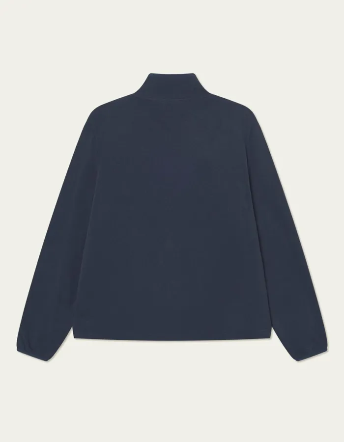 Men Zipper Fleece Jacket 8211 Dark Navy Les Deux JacketsCoats
