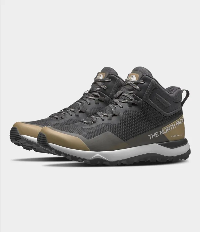 Mens Activist Mid FUTURELIGHT Asphalt Greymoab Khaki The North Face Sneakers