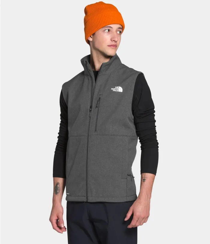 Mens Apex Bionic Vest Tnf Dark Grey Heather The North Face Softshell