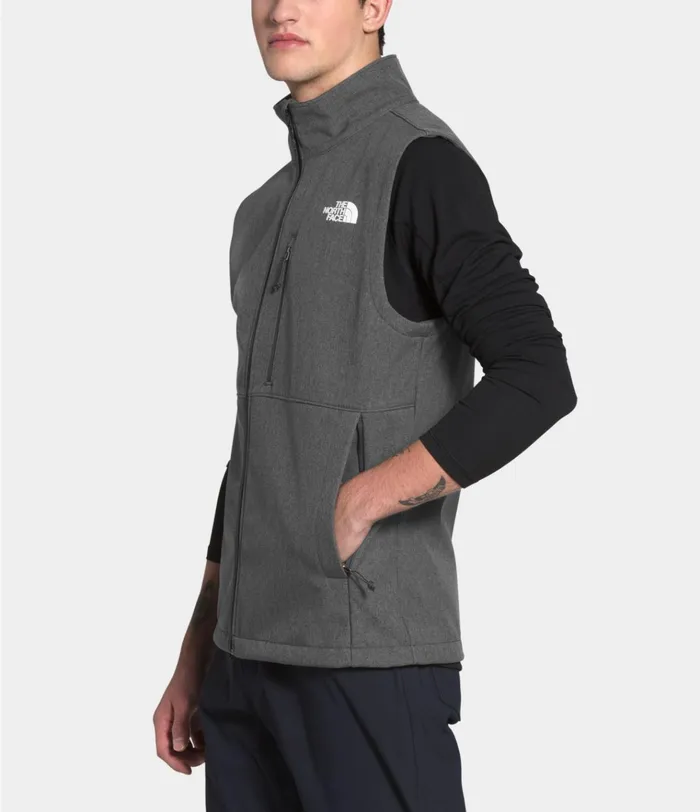 Mens Apex Bionic Vest Tnf Dark Grey Heather The North Face Softshell