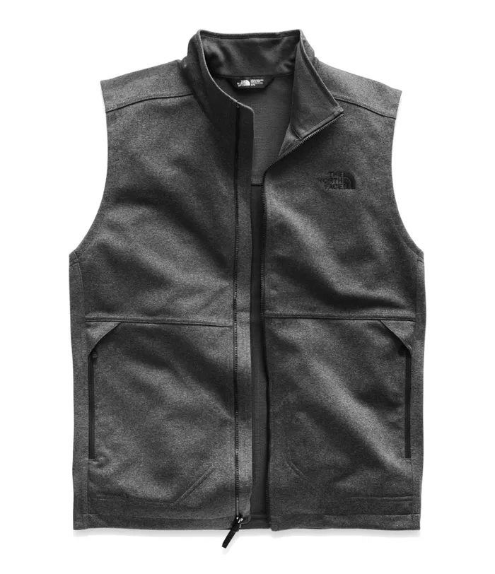 Mens Apex Canyonwall Vest Tnf Dark Grey Heather The North Face Vests