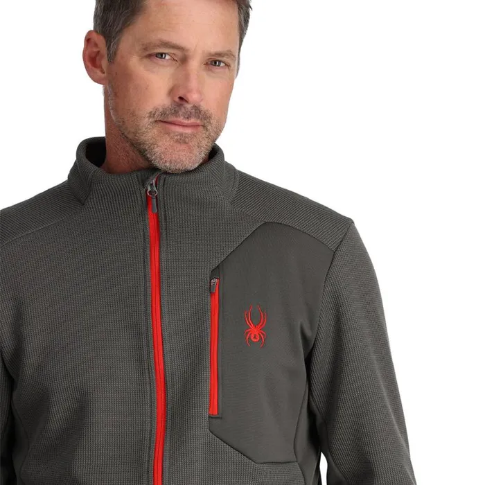 Mens Bandit Full Zip Polar Spyder Fleece