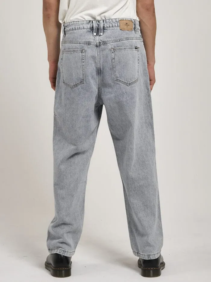 Mens Big Slacker Denim Jean Garage Blue Thrills Denim