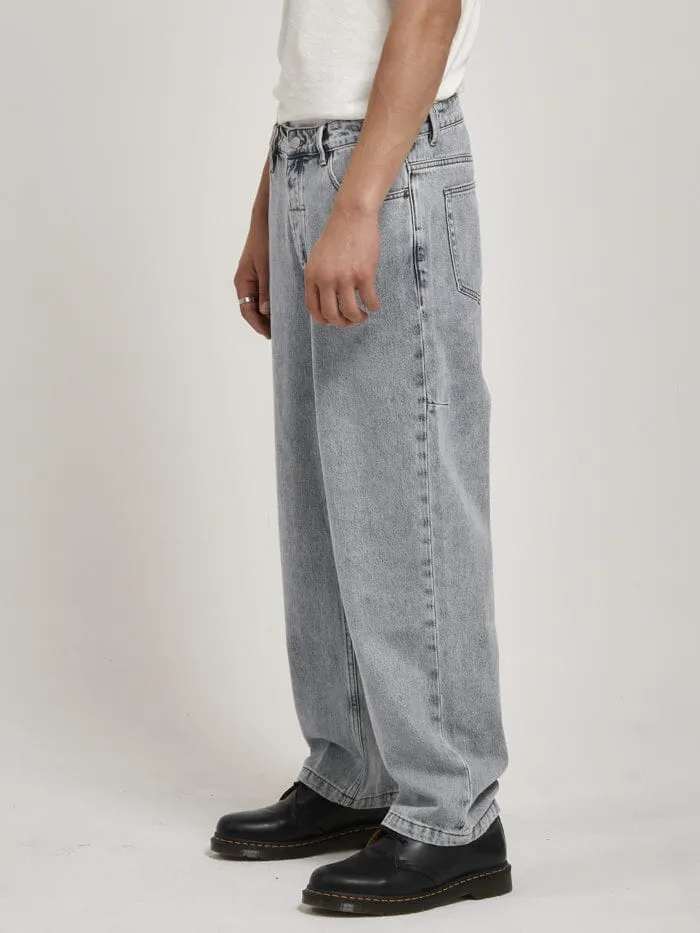 Mens Big Slacker Denim Jean Garage Blue Thrills Denim