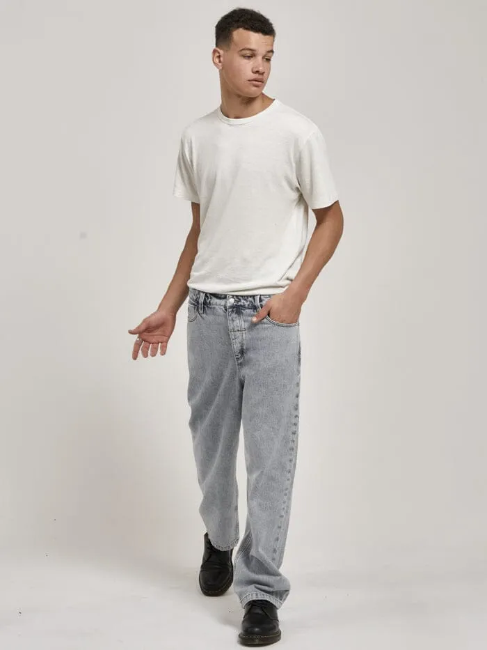 Mens Big Slacker Denim Jean Garage Blue Thrills Denim