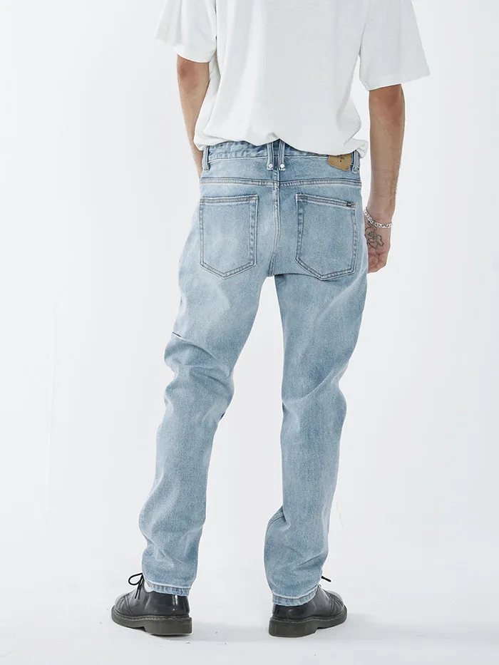 Mens Bones Denim Jean Dust Blue Thrills Denim