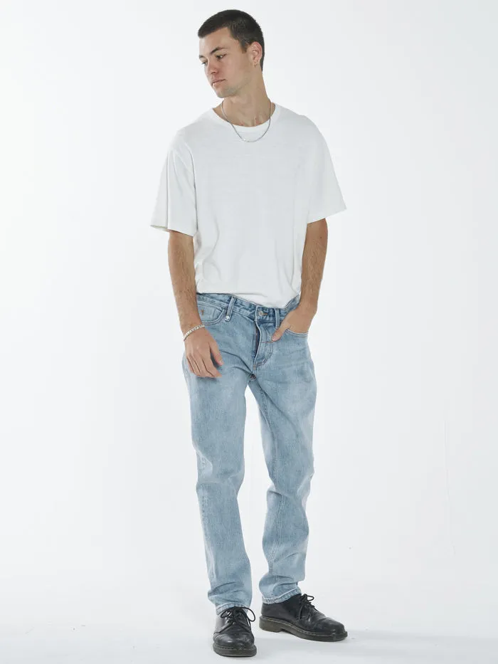 Mens Bones Denim Jean Dust Blue Thrills Denim