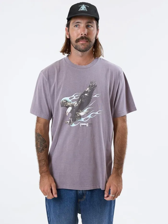 Mens Common Target Merch Fit Tee Mineral Grey Thrills Tees and Tank Tops