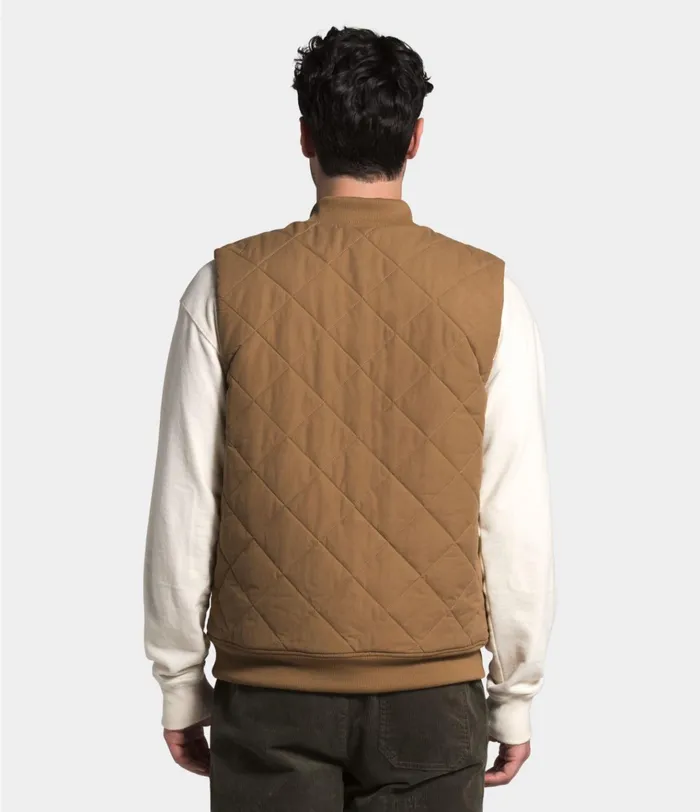 Mens Cuchillo Insulated Vest Utility Brown The North Face Vests