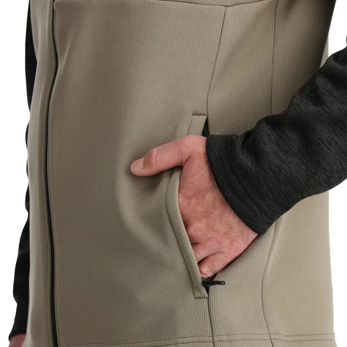 Mens Encore Full Zip Desert Taupe Spyder Fleece