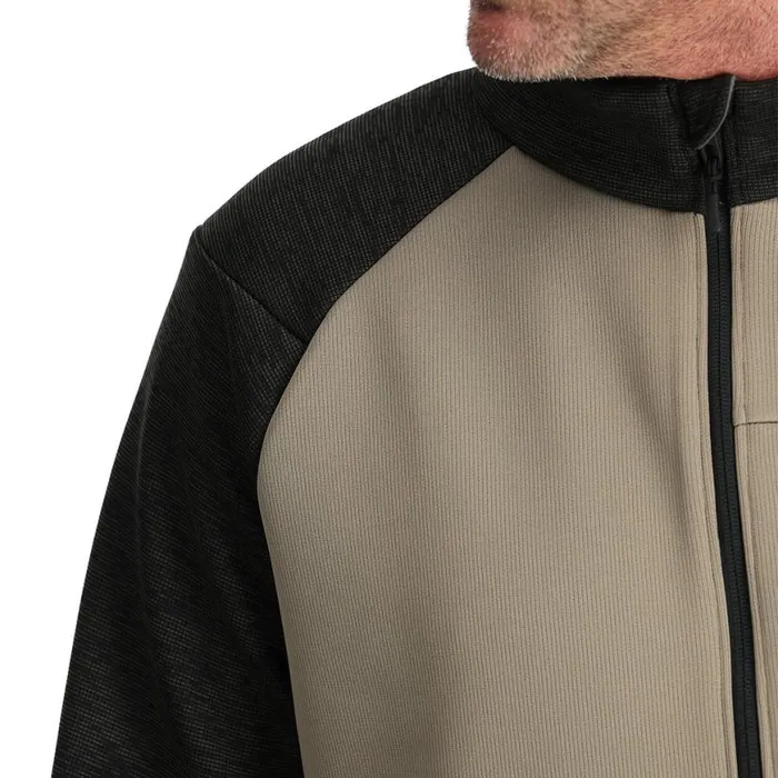 Mens Encore Full Zip Desert Taupe Spyder Fleece