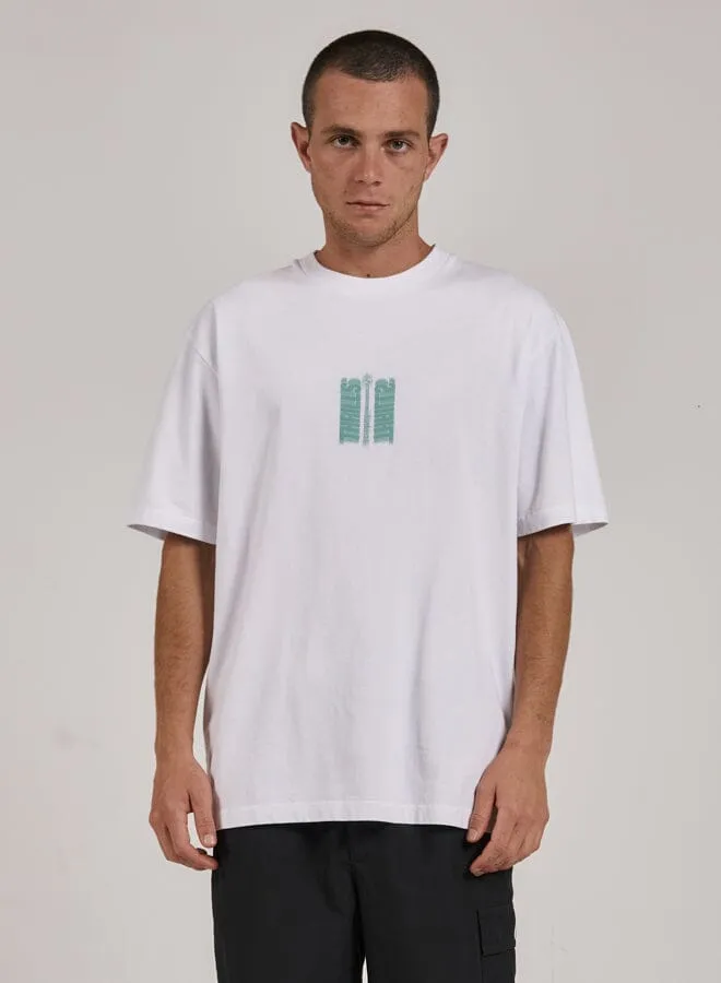 Mens Fantasy Oversize Fit Tee White Thrills Tees and Tank Tops
