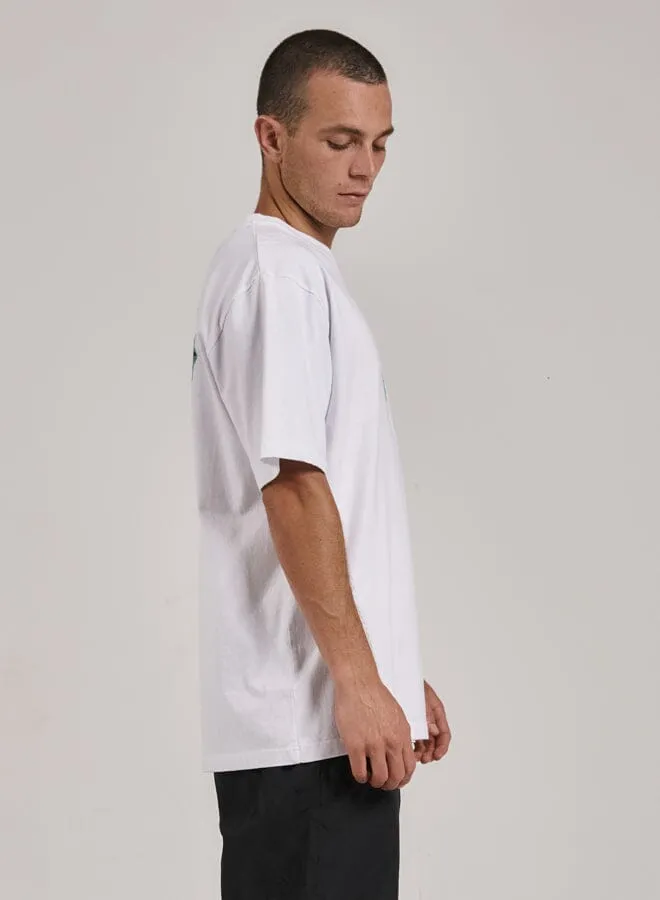 Mens Fantasy Oversize Fit Tee White Thrills Tees and Tank Tops