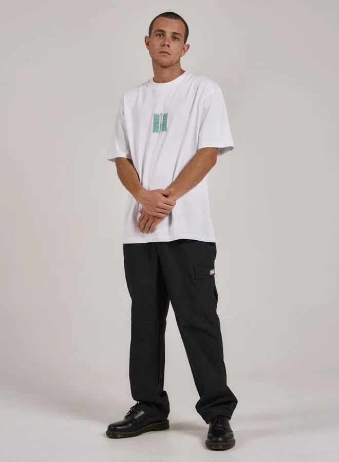 Mens Fantasy Oversize Fit Tee White Thrills Tees and Tank Tops