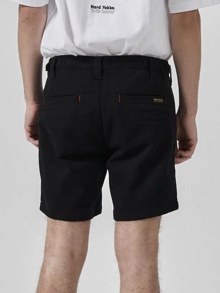 Mens Hard Yakka X Mandude Work Short Black Thrills Denim Shorts