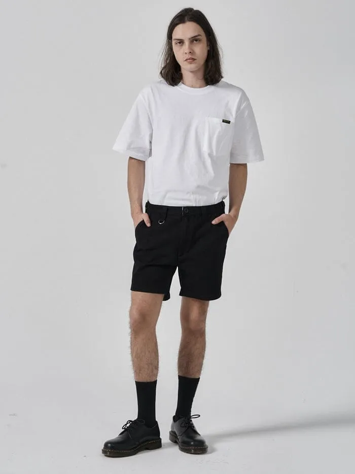 Mens Hard Yakka X Mandude Work Short Black Thrills Denim Shorts