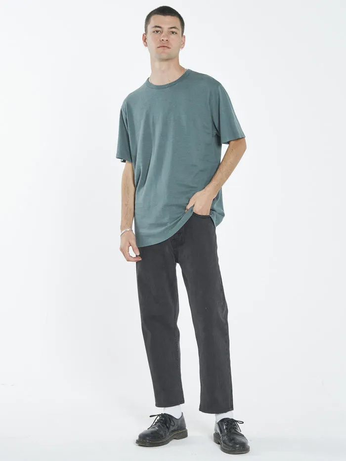 Mens Hemp Embro Merch Fit Tee Vintage Teal Thrills Tees and Tank Tops