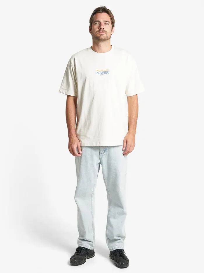 Mens Increased Power Oversized Fit Tee Heritage White Thrills Tees and Tank Tops Mens Increased Power Oversized Fit Tee Heritage White Thrills Tees and Tank Tops