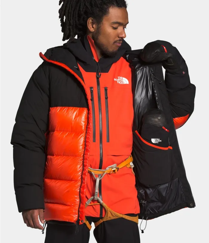 Mens Mens039 Summit L6 Down Belay Parka Flaretnf Black The North Face Insulated and Down Jackets