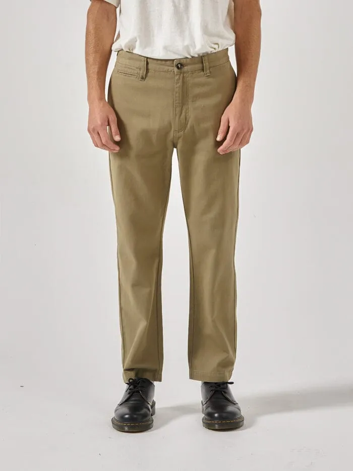 Mens Minimal Work Chino Aloe Thrills Pants