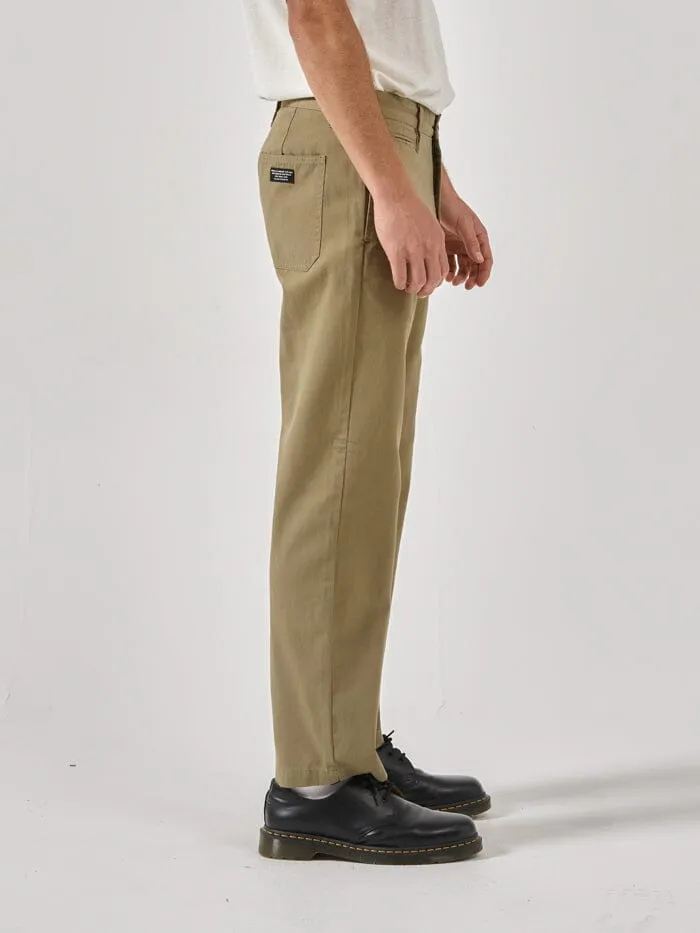 Mens Minimal Work Chino Aloe Thrills Pants