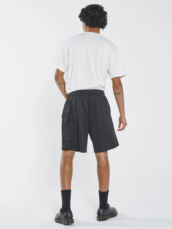 Mens Odditty Mesh Short Black Thrills Shorts