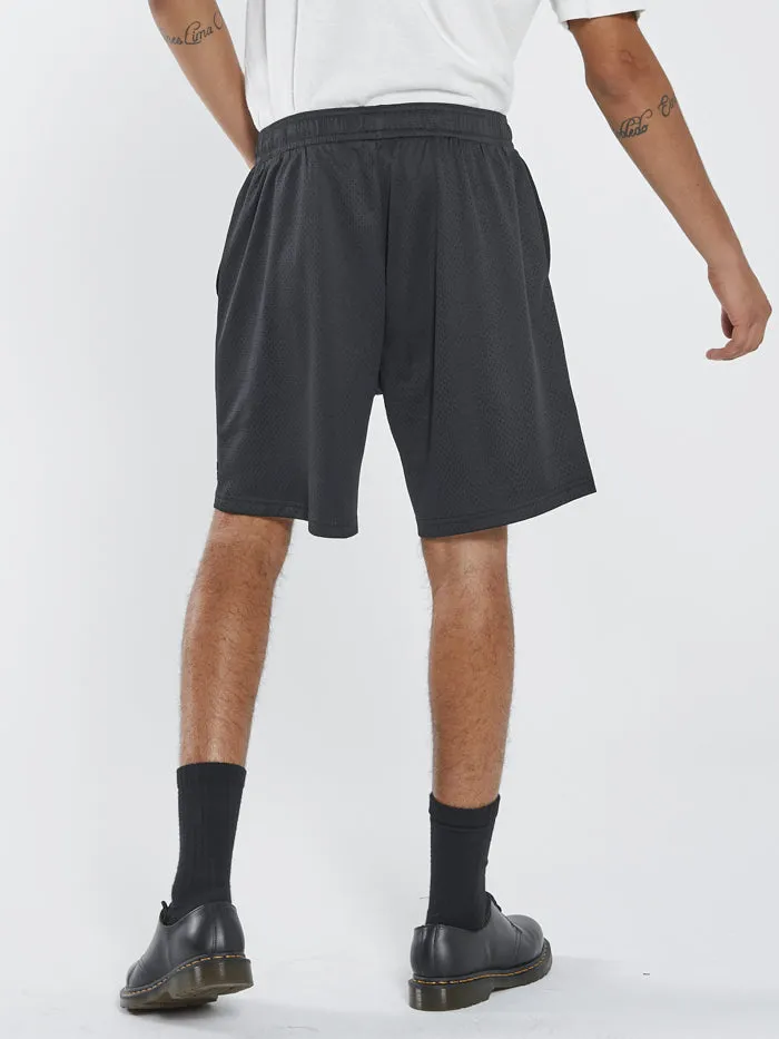 Mens Odditty Mesh Short Black Thrills Shorts