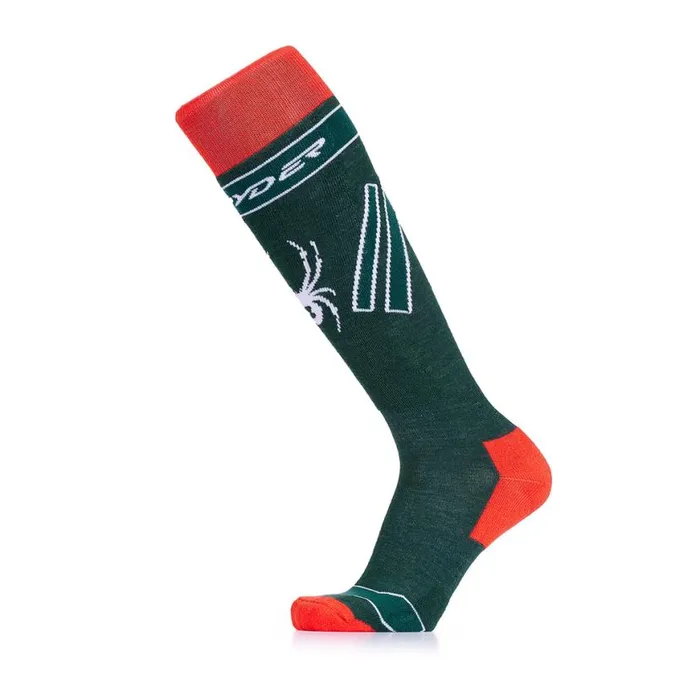 Mens Omega Cypress Green Spyder Socks