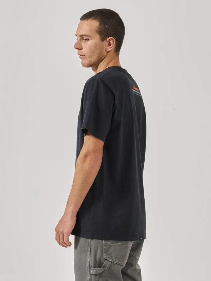 Mens Royal Habits Merch Fit Tee Twilight Black Thrills Tees and Tank Tops