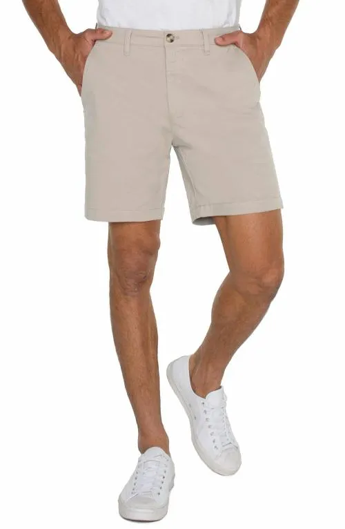 Mens Shorts Liverpool Los Angeles Modern Fit Twill Short Cement