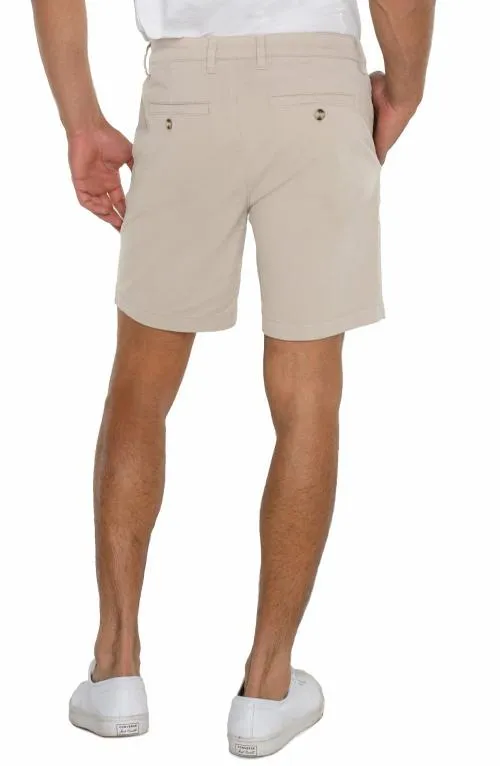 Mens Shorts Liverpool Los Angeles Modern Fit Twill Short Cement