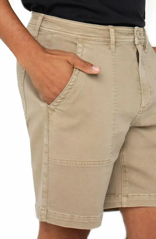 Mens Shorts Liverpool Los Angeles Modern Fit Twill Short Khaki