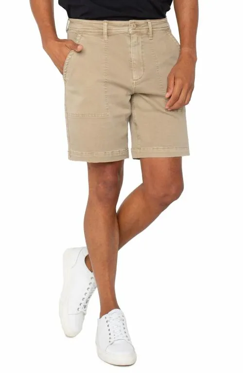 Mens Shorts Liverpool Los Angeles Modern Fit Twill Short Khaki