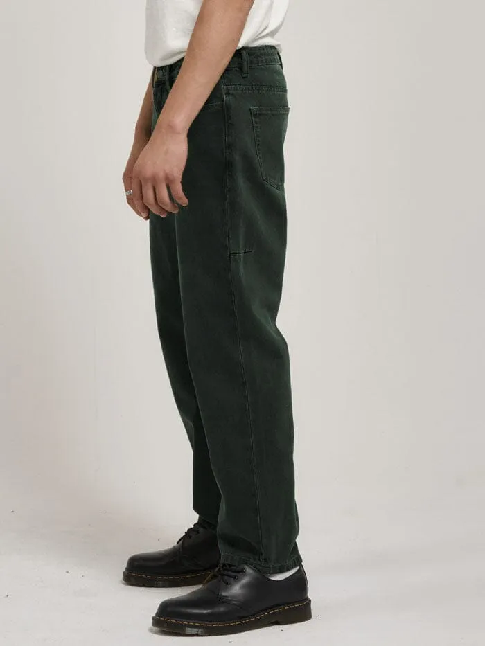 Mens Slacker Denim Jean Spruce Green Thrills Denim
