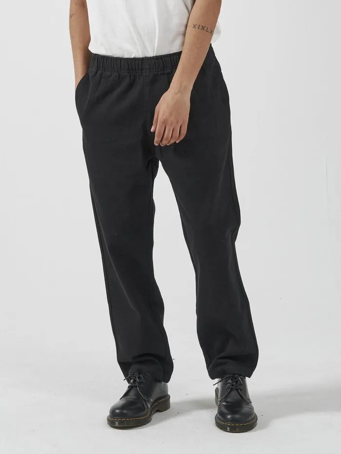 Mens Slacker Elastic Surf Pant Black Thrills Pants