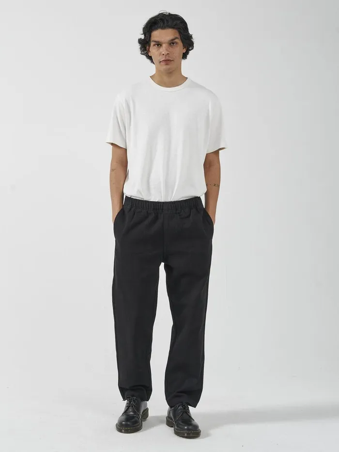 Mens Slacker Elastic Surf Pant Black Thrills Pants