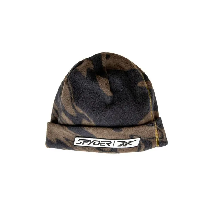 Mens Spyder X Reebok Palisade Beanie Brown Spyder Hats